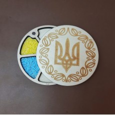 Мини органайзер для бисера, бусин и прочей мелочевки Коробушка с деревянной крышкой (060314) Мини органайзер для бисера, бусин и прочей мелочевки Коробушка с деревянной крышкой (060314)