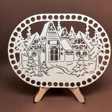 Овальне денце для в'язаних кошиків Shasheltoys (100262) Овальне денце для в'язаних кошиків Shasheltoys (100262)