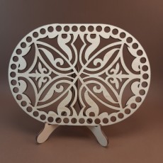 Овальне денце для в'язаних кошиків Shasheltoys (100206) розмір 100х150 мм Овальне денце для в'язаних кошиків Shasheltoys (100206) розмір 100х150 мм