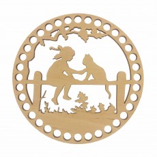 Круглое донышко для вязанных корзин Shasheltoys  (100120)