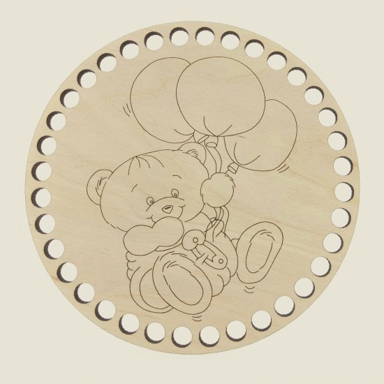 Круглое донышко для вязанных корзин Shasheltoys  (100150)