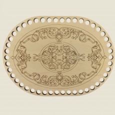 Овальное донышко для вязанных корзин Shasheltoys (100237)