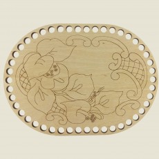 Овальное донышко для вязанных корзин Shasheltoys (100253)