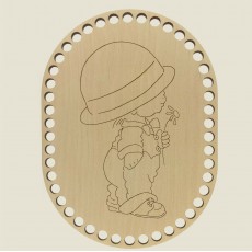 Овальное донышко для вязанных корзин Shasheltoys (100235)
