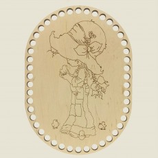 Овальное донышко для вязанных корзин Shasheltoys (100233)