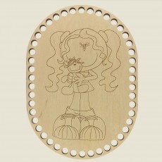 Овальное донышко для вязанных корзин Shasheltoys (100259)