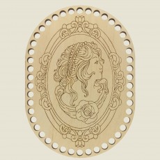 Овальное донышко для вязанных корзин Shasheltoys (100238)