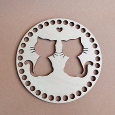 Кругле денце для в'язаних кошиків Shasheltoys (100187) Діаметр 15 см Кругле денце для в'язаних кошиків Shasheltoys (100187) Діаметр 15 см