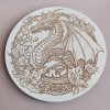 Органайзер для бисера с деревянной крышкой на 32 ячейки  (060477)