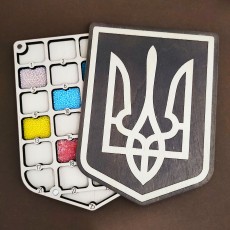 Органайзер для бисера с деревянной крышкой на 25 ячеек (060320) Органайзер для бисера с деревянной крышкой на 25 ячеек (060320)
