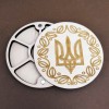 Мини органайзер для бисера, бусин и прочей мелочевки Коробушка с деревянной крышкой (060314)